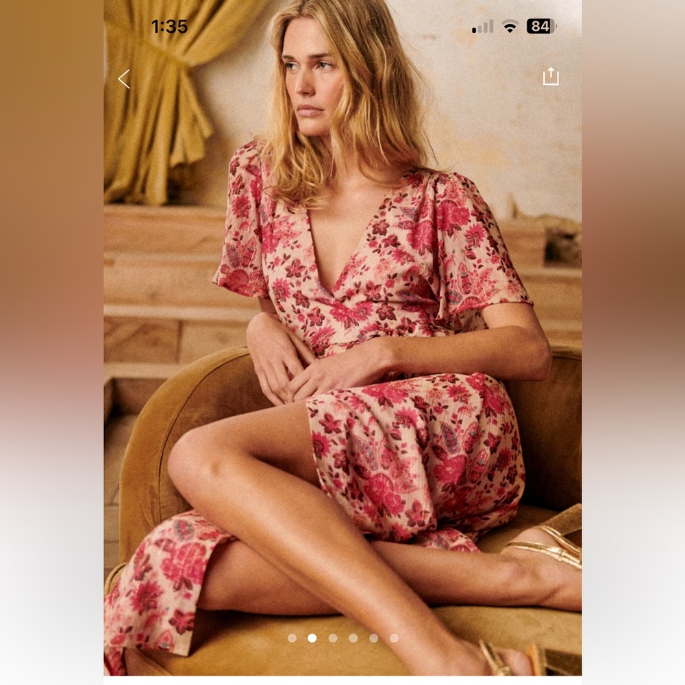 NWT Sezane Sarah Dress in Floral